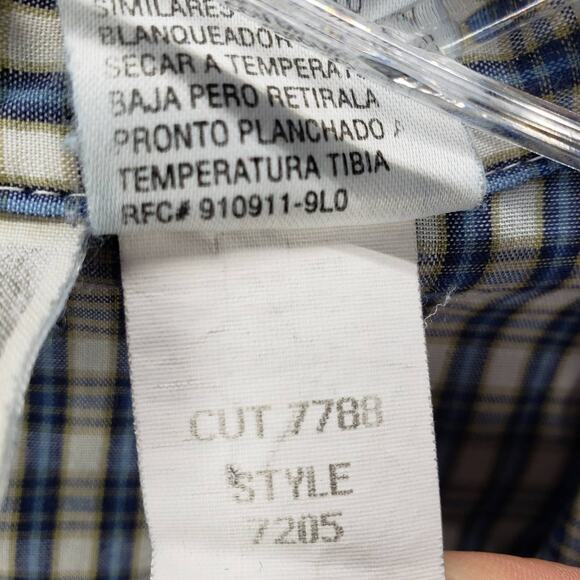 Express Riders Western Pearl Snap Button Up Long Sleeve Shirt Size 2XL - Picture 7 of 16